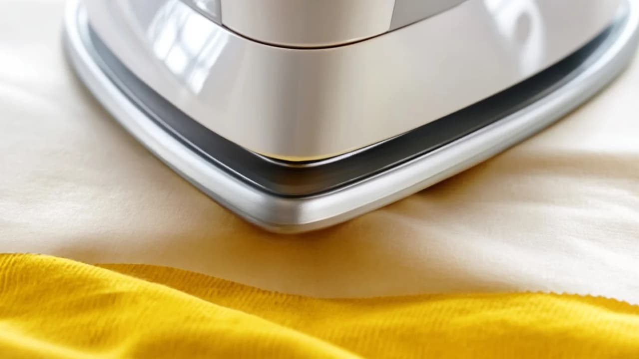 Aufkleber von Kleidung entfernen mit Bügeleisen Titelbild